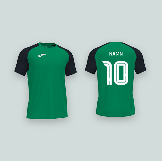 Joma Academy IV Grön/Svart tröja med namn och nummer
